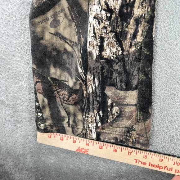 Mossy Oak Sweatpants Womens Small Camo Pink Trim Hunting Y2K 2000s Baggy - Picture 9 of 10